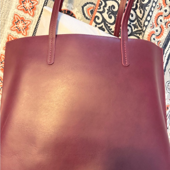 Portland Leather Large August Tote in Lollipop - Picture 7 of 12